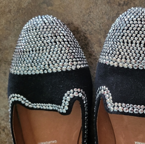 Jeffrey Campbell Ibiza Suede Studded Ballet Flats Size 7.5 - Picture 7 of 10